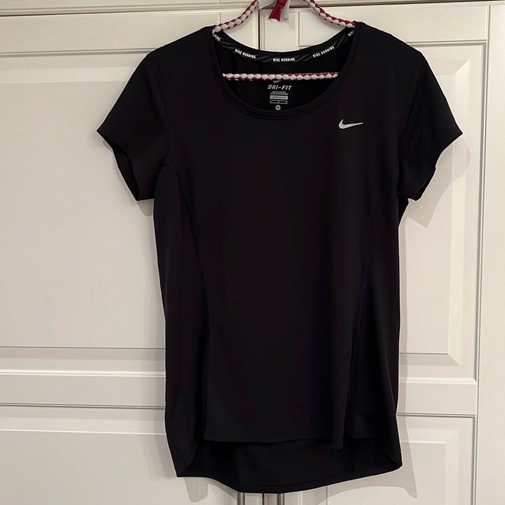 Nike black running top size medium